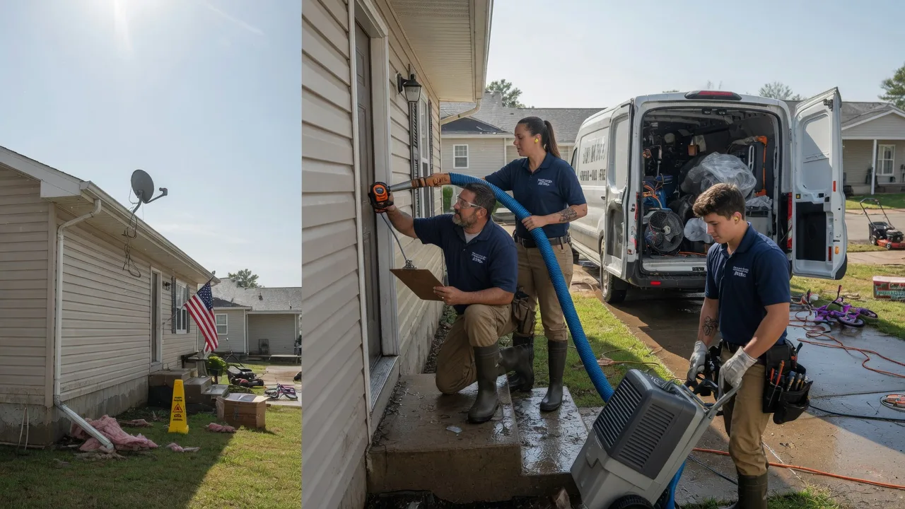 Ceiling Water Damage Restoration in Flora, LA near me